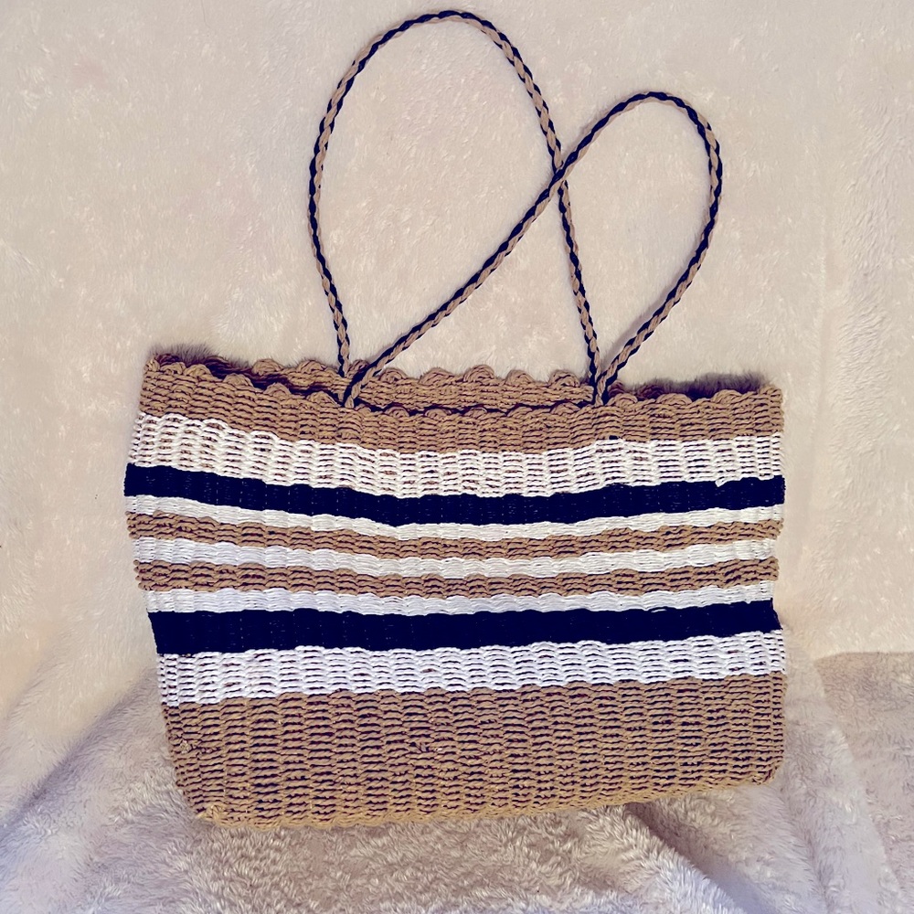 J. Crew straw bag